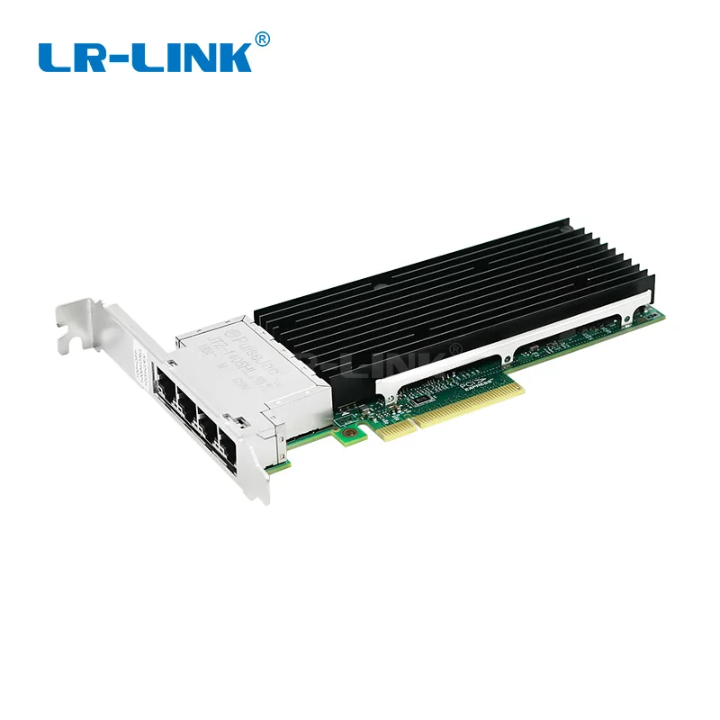 LR-LINK 9804BT 10 Гб ethernet RJ45 lan Карта четырехпортовый pci express x8 сетевая карта сетевой адаптер Nic Совместимость с Intel X710-T4