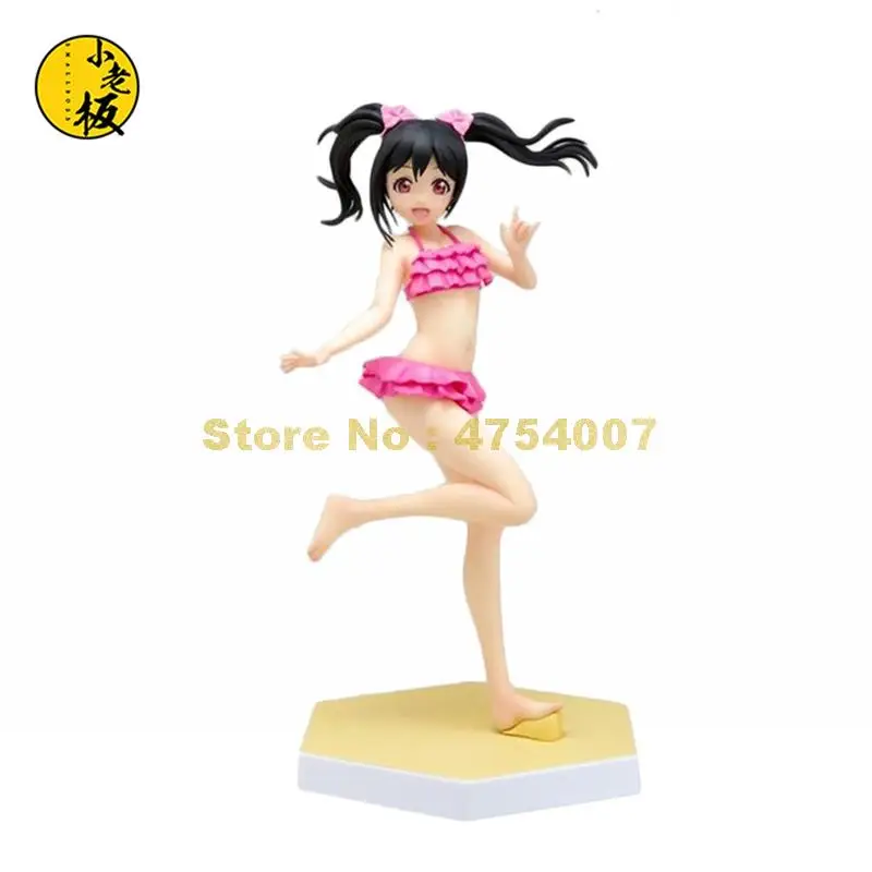 Аниме love live! Yazawa Нико в купальнике ПВХ фигурка Коллекционная Сексуальная Кукла 16