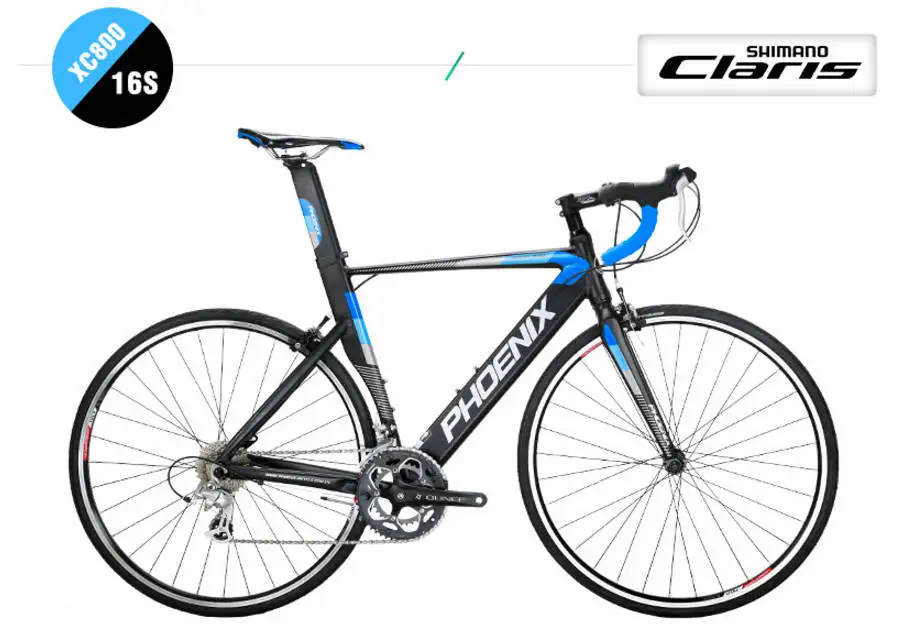 Claris 16 Speed B Бренд дорожный велосипедный велосипед рама из алюминиевого сплава 700CC 14/16 скоростной гоночный велосипед Спорт на открытом воздухе Bicicleta - Цвет: Claris 16 Speed B