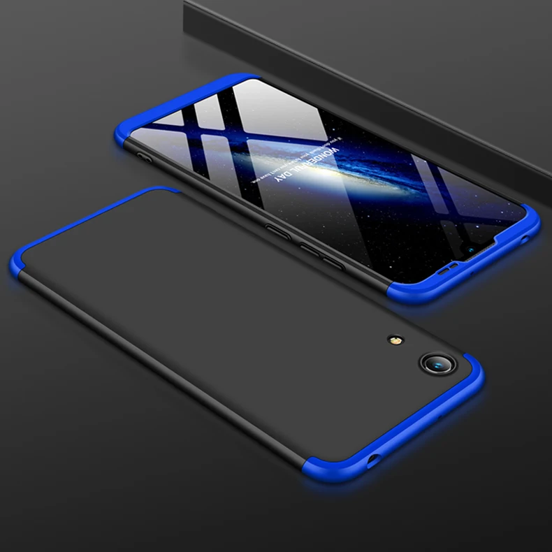 Чехол для huawei Honor 8A с защитой на 360 градусов, чехол для телефона huawei Honor 8A, противоударный чехол+ стеклянная пленка Honor8a