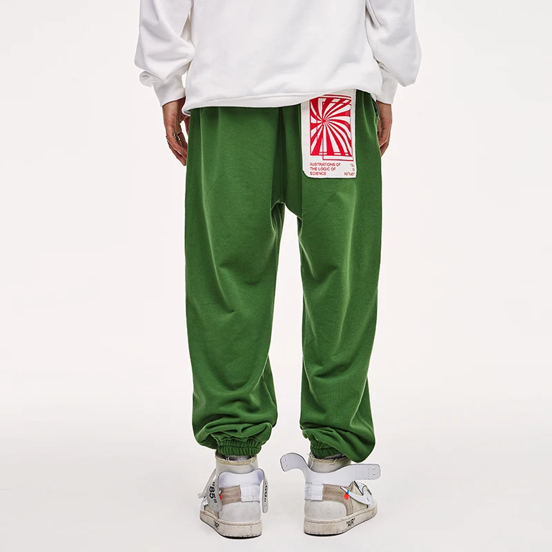 Мужские спортивные штаны-шаровары в стиле хип-хоп с буквенным принтом CHINISM