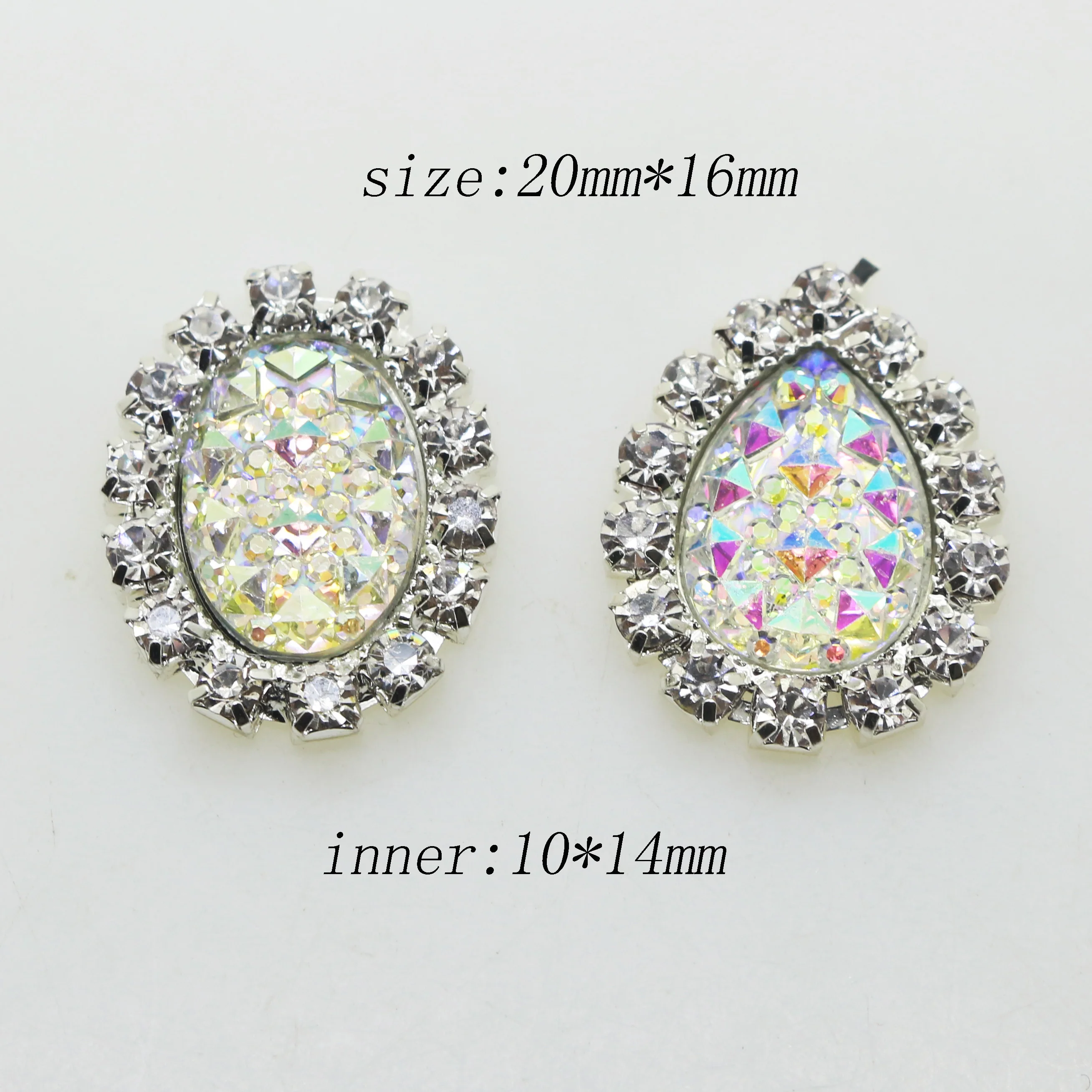 Новинка 10 шт. блестящие кнопки из смолы и горного хрусталя Гламурные свадебные