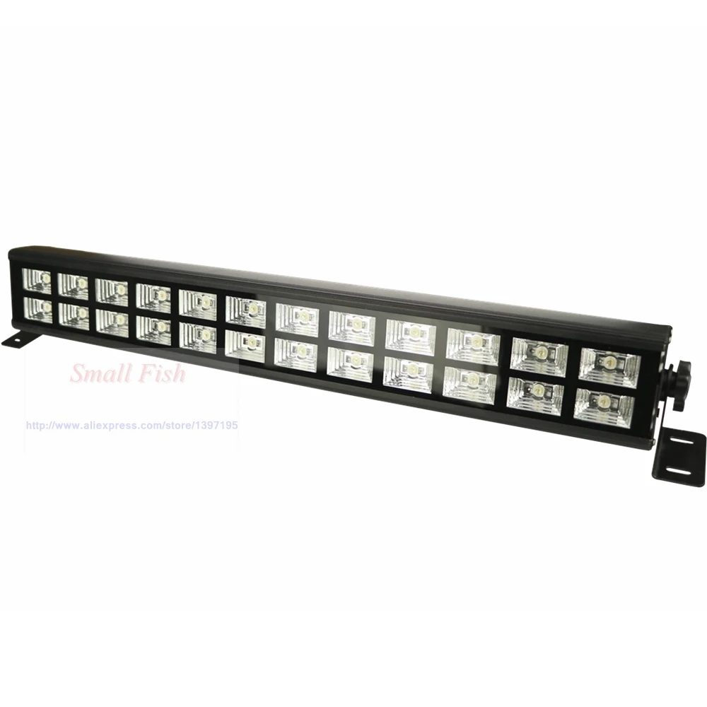 Светодиодный настенный ночник 24x3 Вт УФ DMX512 сценическое освещение черный