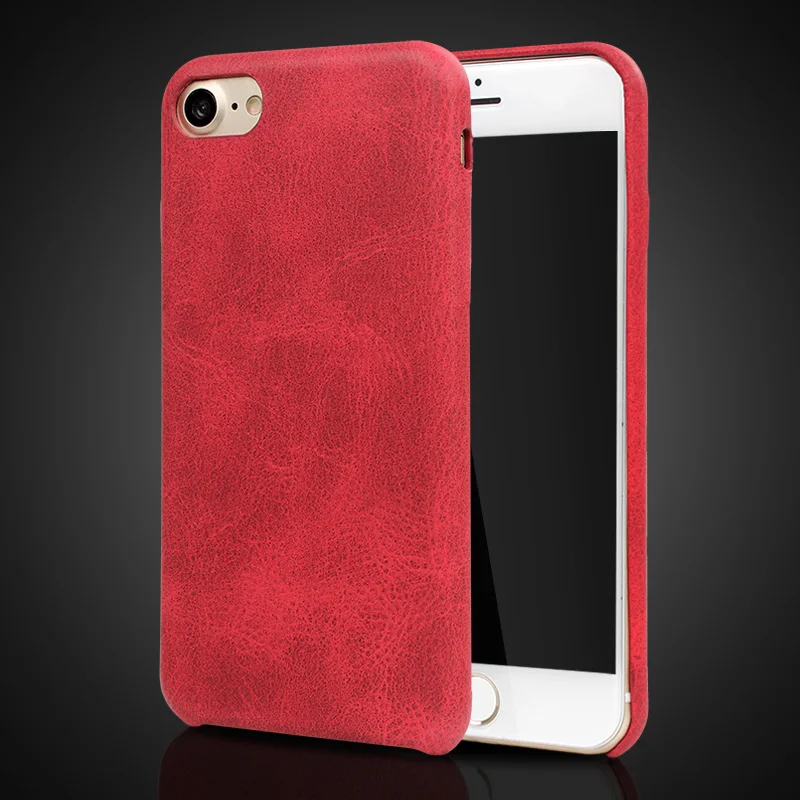 GYKZ Retro Imitation Genuine Leather PU Cases For iPhone X 7 Plus 6 6s 8 Back Cover Case iphone Fundas | Мобильные телефоны и