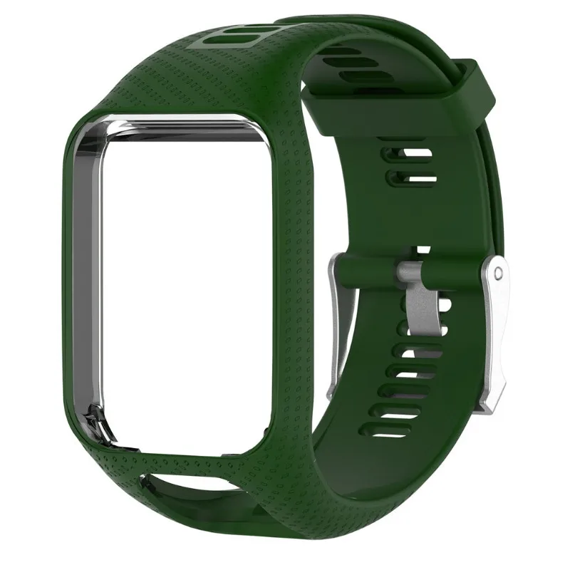 DGN Силиконовый сменный ремешок для часов TomTom Runner 2 3 Spark 3 gps - Цвет ремешка: DGN