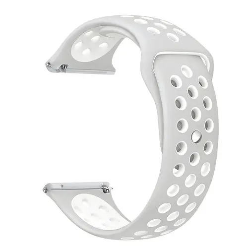 Ремешок для спортивных часов для fitbit versa band correa силиконовый браслет наручный браслет ремешок для ремня fitbit наручные часы аксессуары - Цвет: Silver white