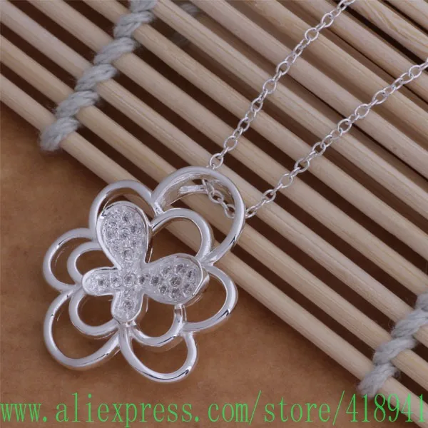 Ожерелье с посеребренным покрытием, модные ювелирные украшения с кулоном/axiajopa aedaivka AN006