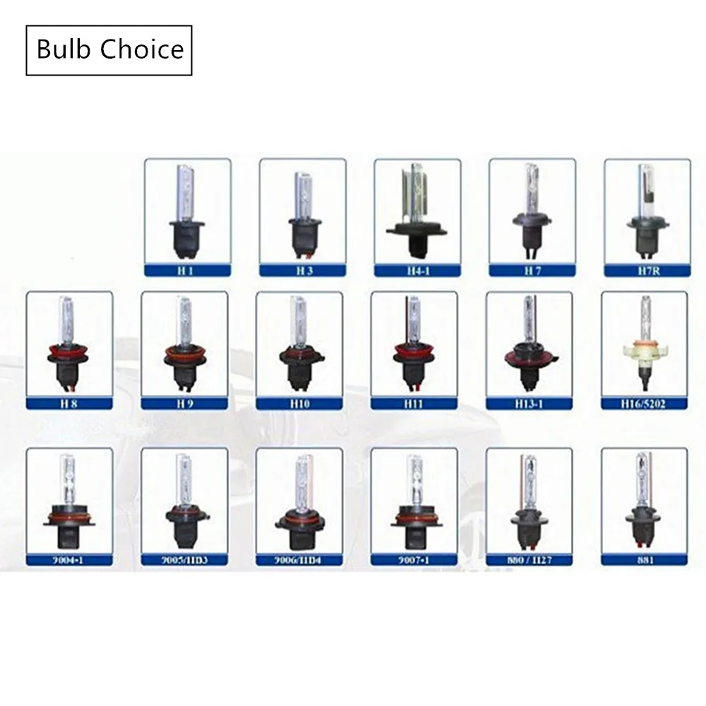 SKYJOYCE 55W hid kit Slim Ballast H27 H1 H3 H7r H10 9006 H13 1 9004 K желтый зеленый синий фиолетовый розовый
