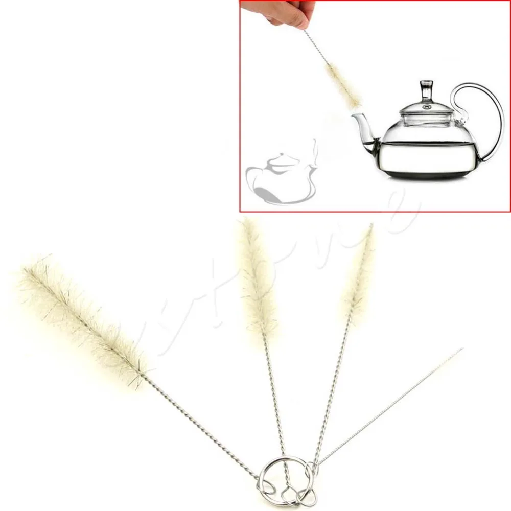 Высокое качество 4 шт. применение бутылки щетки для чистки чайник носик чайника