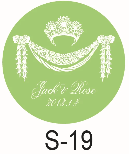 

150pcs/lot personalized candy sticker favor sticker for wedding bride shower wedding party decoration small circle S19