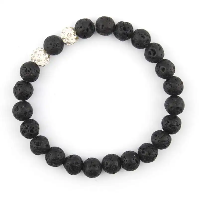 Женский браслет с натуральными бусинами из полудрагоценных камней