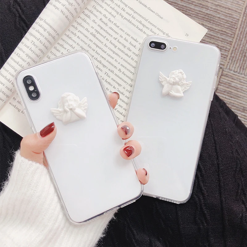 Прозрачный чехол GlamPhoneCase для iPhone XS Max XR 8 8plus 7 7plus 6/6S Plus | Мобильные телефоны и