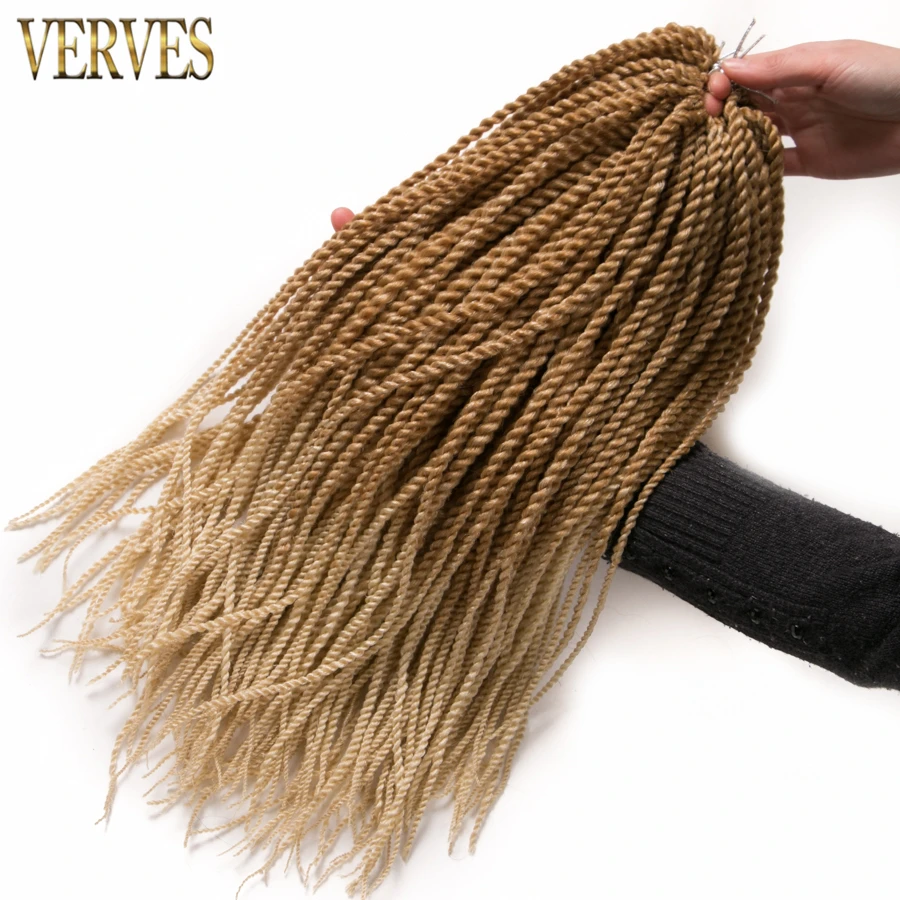 10 шт. 30 прядей/комплект косы с крючком синтетические Омбре плетеные волосы 18