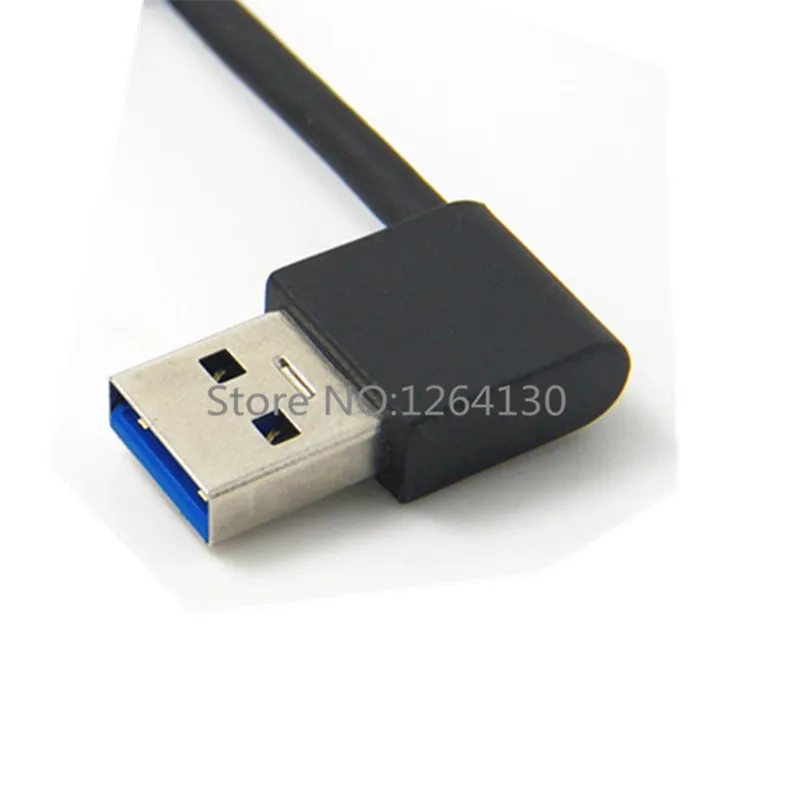 Прямоугольный 90 градусов USB 3 0 A папа к Micro B кабель для Galaxy Note3 N9000 N900 & S5 i9600 SSD|90 degree