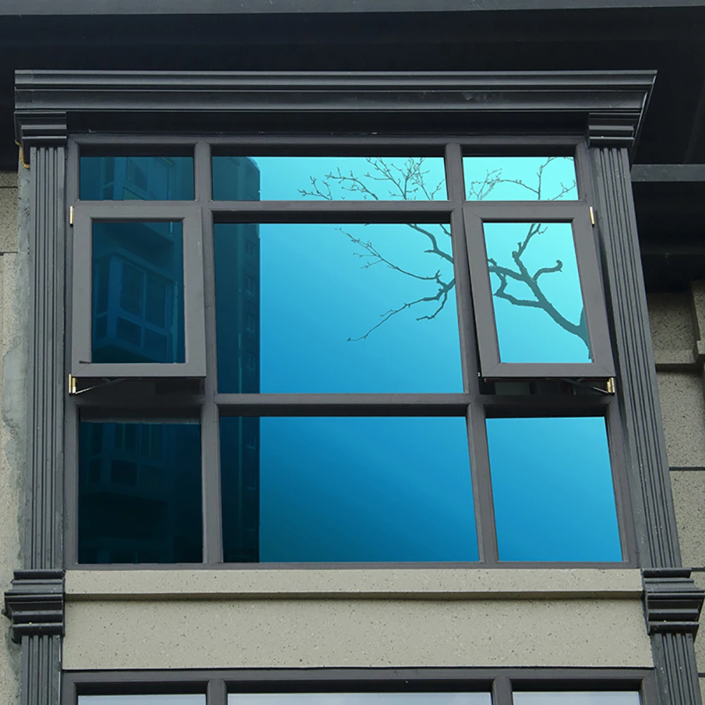 30 см * 100 односторонняя зеркальная оконная пленка УФ Светоотражающие