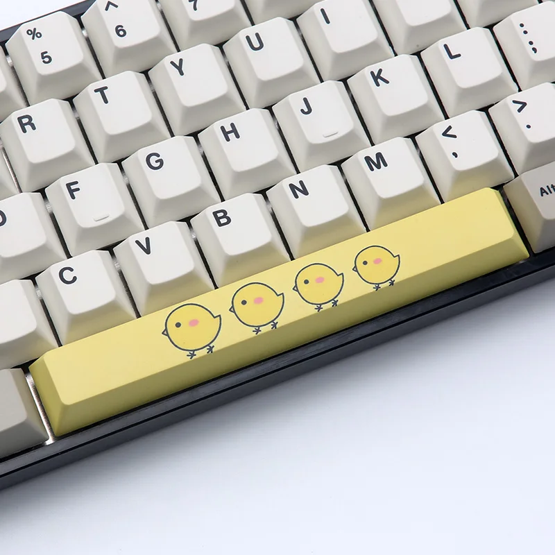 Пятисторонняя сублимационная Клавиатура Cherry Profile 6.25U PBT Space Key cap s для