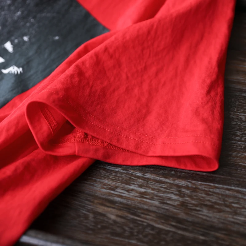 2018 новый хлопок и лен сезон весна-лето винтажные женские универсальные Лоскутная