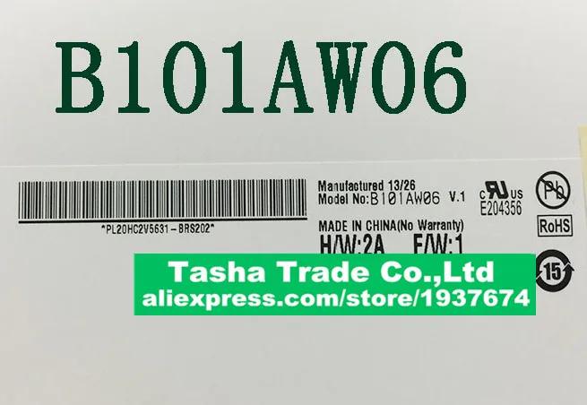 B101AW06 V.1 ЖК дисплей светодиодный экран для ноутбука AU Optronics V1|au optronics|b101aw06 v.1laptop screen |