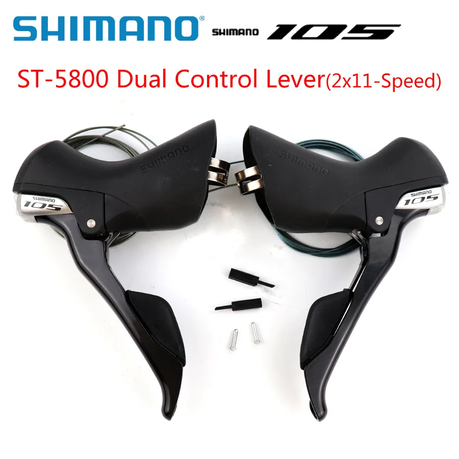 SHIMANO 105 ST 5800 двойной рычаг управления 2x11-скорость 105 5800 переключатель шоссейного велосипеда 22s R7000 переключения передач
