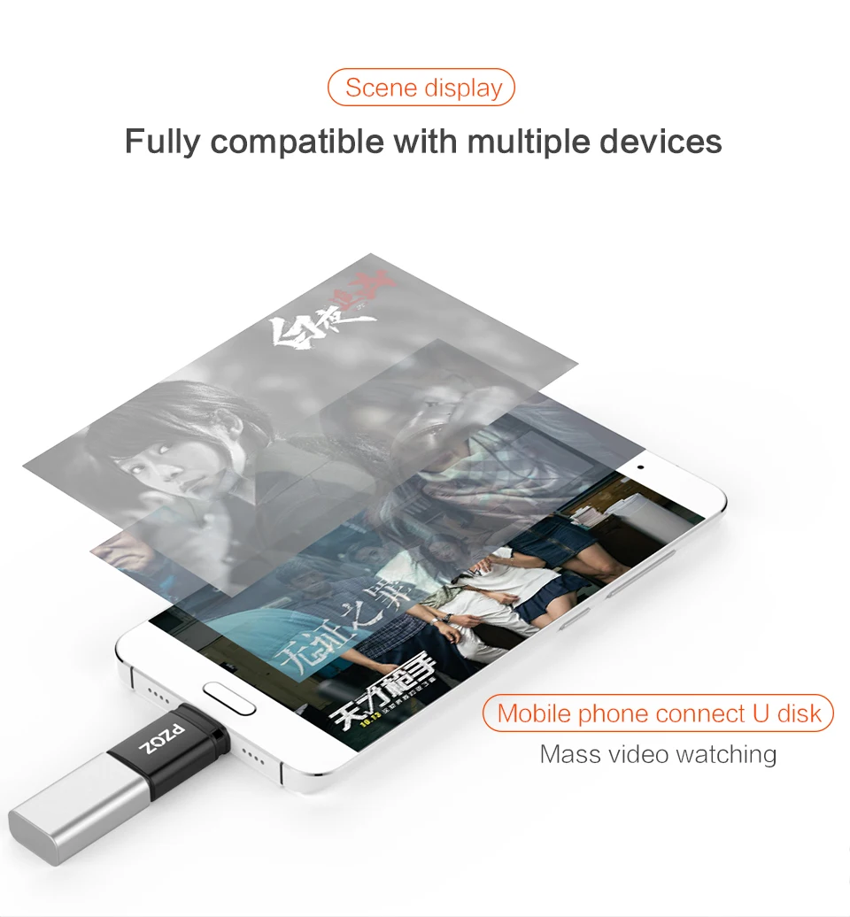 PZOZ OTG type C к usb c 3,0 к Micro для iphone Macbook Google xiaomi phone Tablet зарядный кабель для передачи данных type-c usb otg адаптер