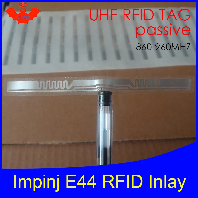 UHF RFID бирка Impinj E44 сухая инкрустация 915 МГц 900 868 860 960 Higgs3 EPCC1G2 6C смарт карта
