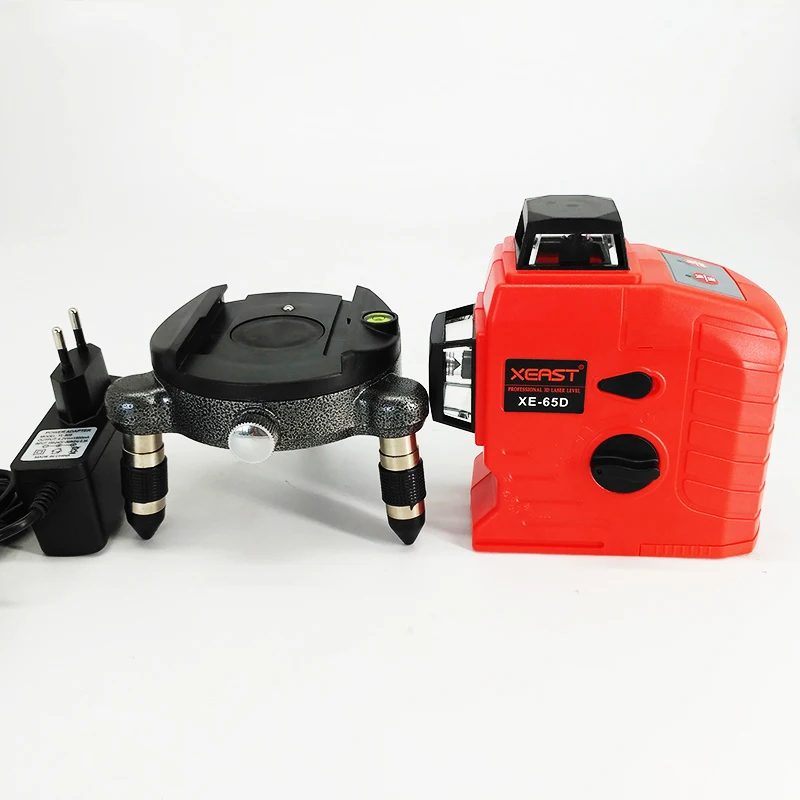 Лазерный 3D уровень XEAST XE-65D 12 линий 360 вертикальный и горизонтальный
