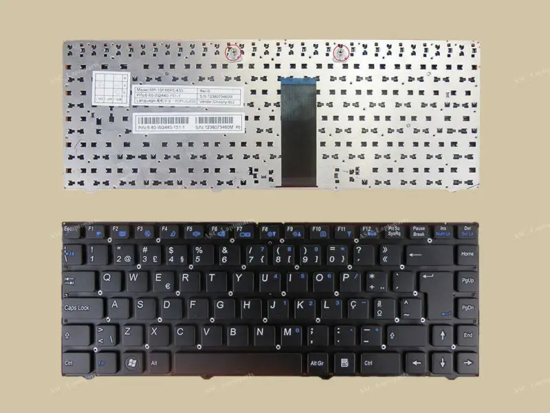 Новая португальская Клавиатура Teclado PO для Itautec W7535 W7545 A7520 Черная | Компьютеры и