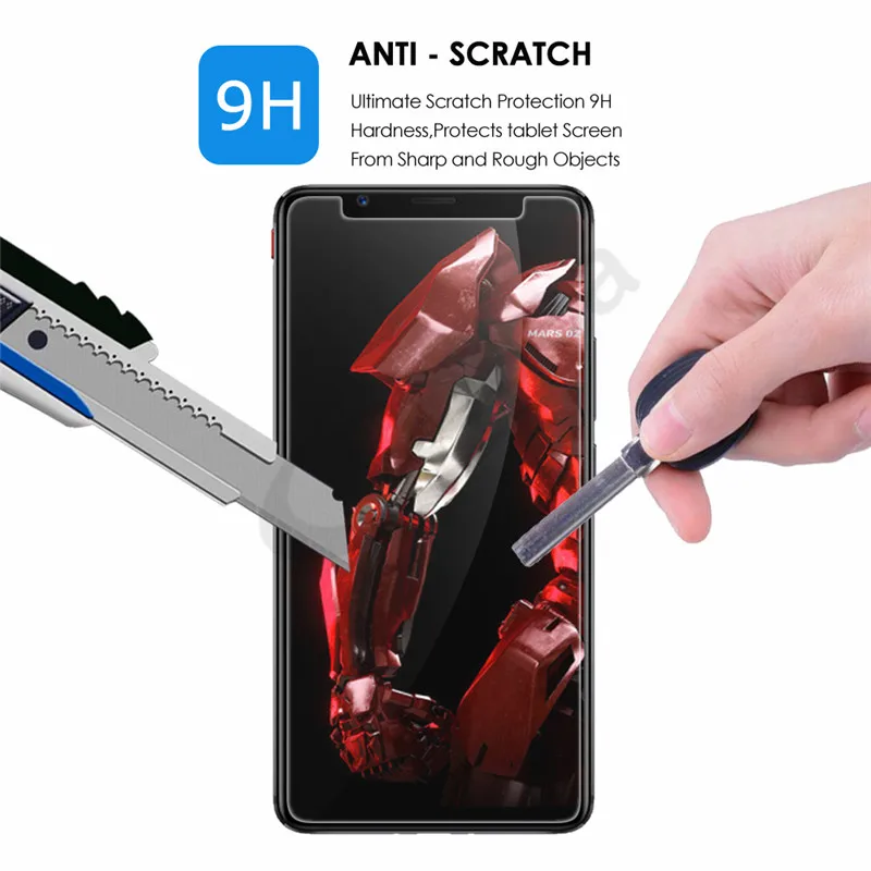 (2 шт) протектор экрана для zte Nubia Red Magic Mars закаленное стекло 9 H Ультра прозрачная
