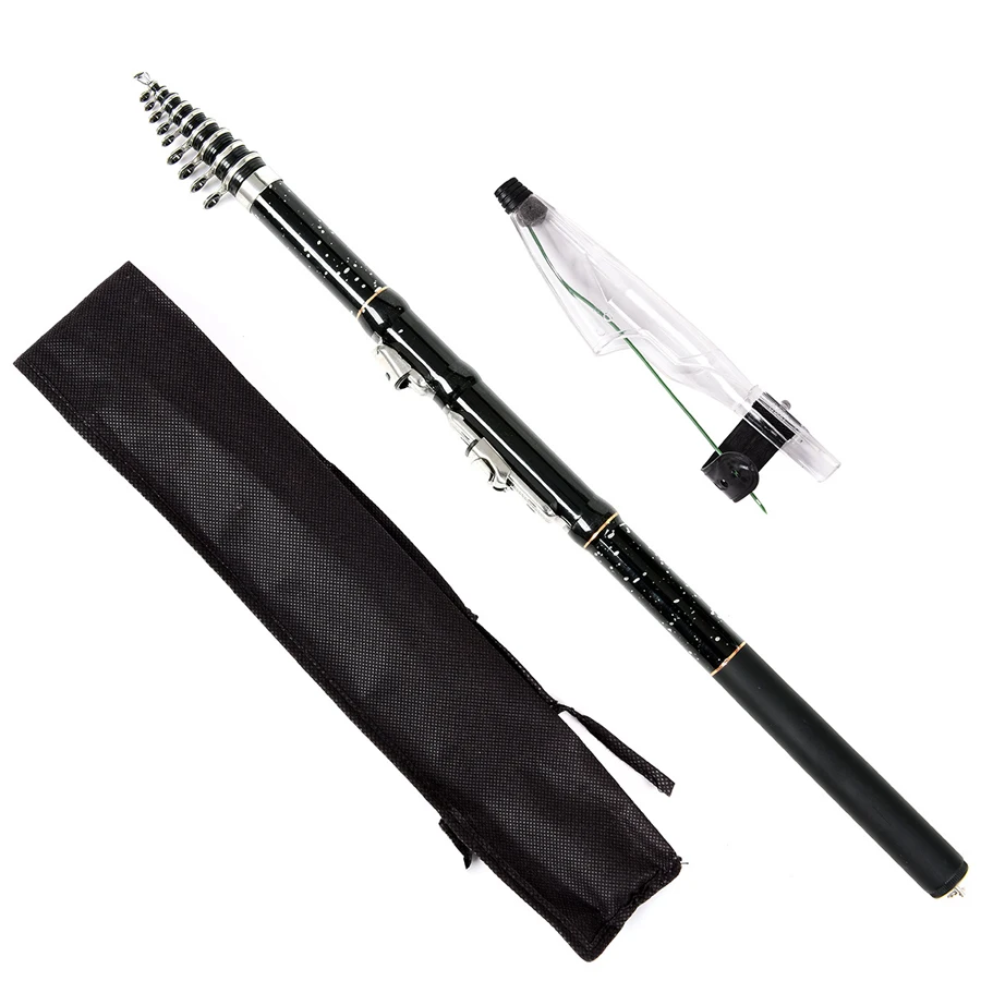 

Portable Fishing Rod 1.8m-3.6m Travel Spinning Fishing Pole Bass Boat Fishing Carbon Fiber Mini Rock Telescopic Fishing Pole