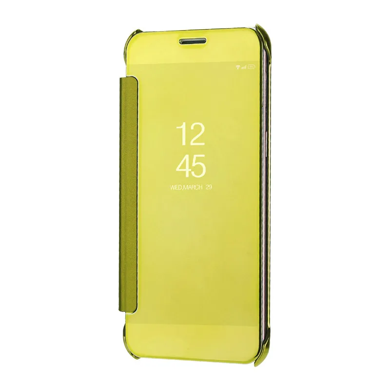 Huawei Коврики 10 Капа зеркало Smart Clear View Окно Флип кожаный Покрытие чехол для 9 8 7 Fundas