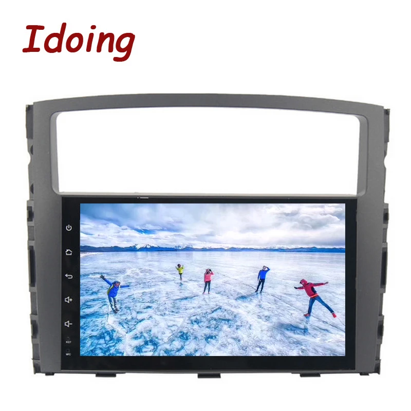 Idoing 1Din 9 дюймов Android 6 0 Fit MITSUBISHI PAJERO V97 V93 2006 2011 32 г Встроенная память автомобиль