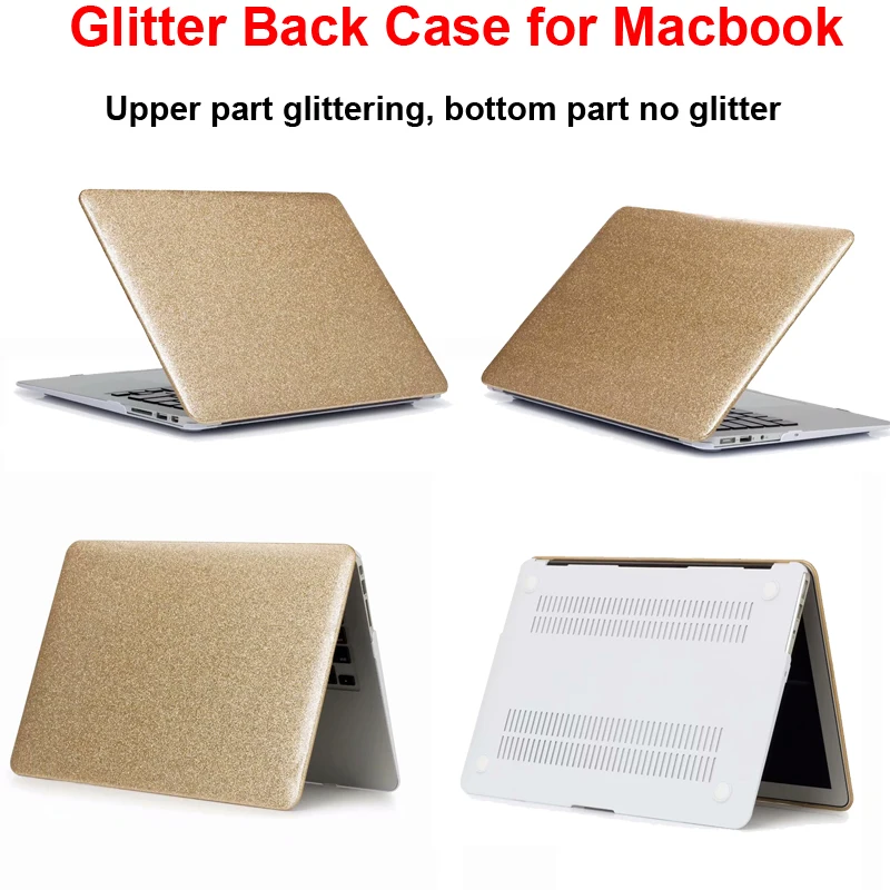 Блестящий чехол для Macbook Air 11 6 12 13 Pro 3 Touch Bar 15 4 защитный блестящий чехол|Сумки и