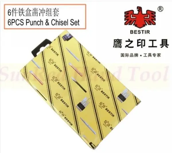 Встряхнуться Тайвань лучшее качество 6 шт. удар зубило набор инструментов из