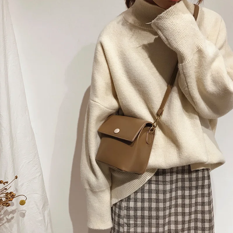 Youda Винтаж откидная крышка сумка простая Женская Ретро Сумки через плечо Стиль из