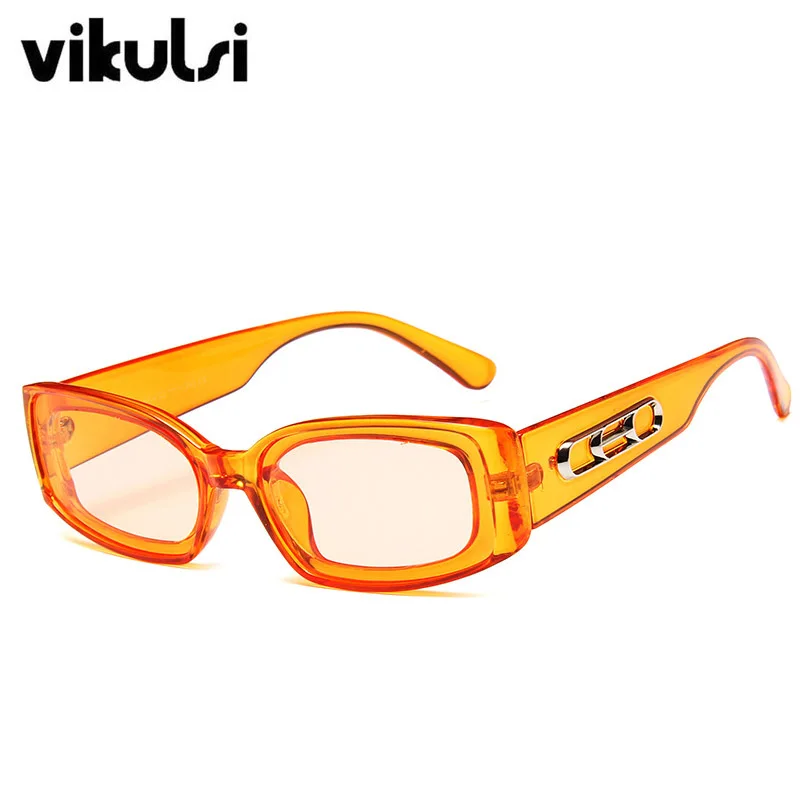 Очки солнцезащитные женские квадратные в стиле 90 х винтажные брендовые