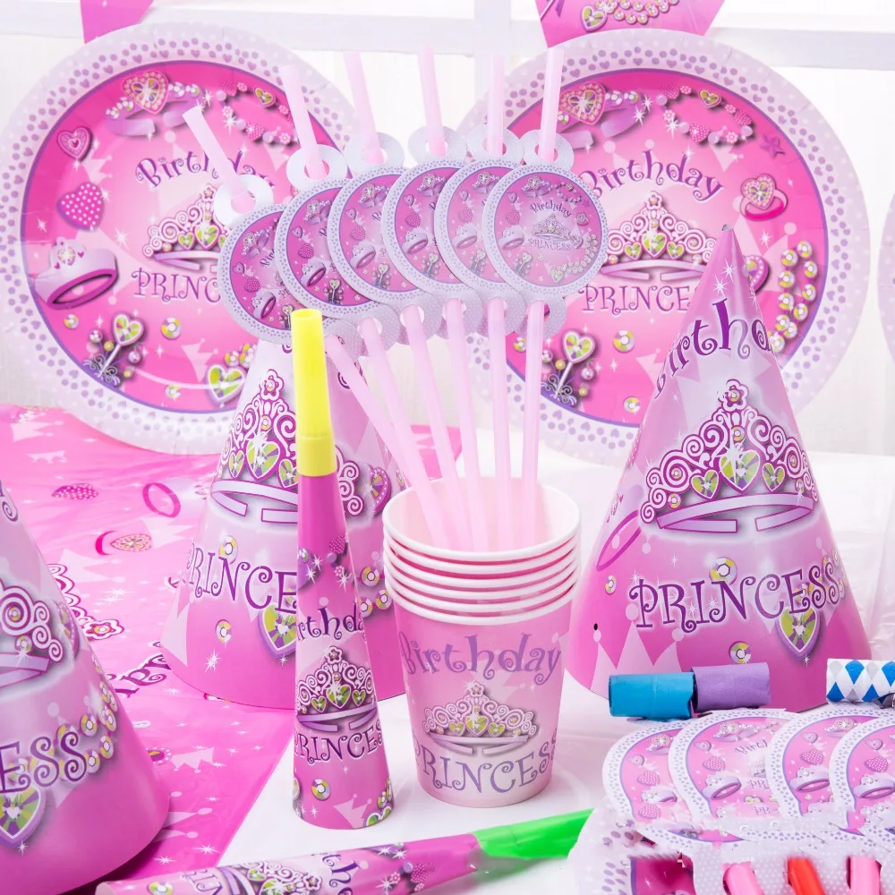 Детский комплект на день рождения Вечерние Декорации аниме сценический фон для 6