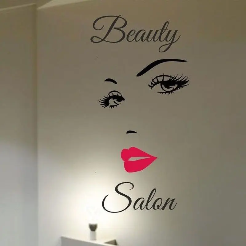 

Hair Beauty Salon Hairdresser WALL ART MURAL STICKER DECAL F776