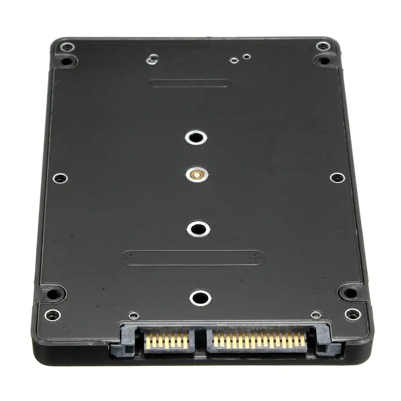 Чехол-адаптер для конвертера B+ M Key Socket 2 M.2 NGFF(SATA) SSD to 2,5 SATA адаптер для карты с черным Чехол