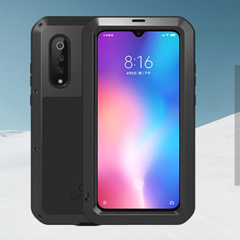 Lovemei полный охват противоударный Doom Броня чехол для Xiaomi mi 9 силиконовый