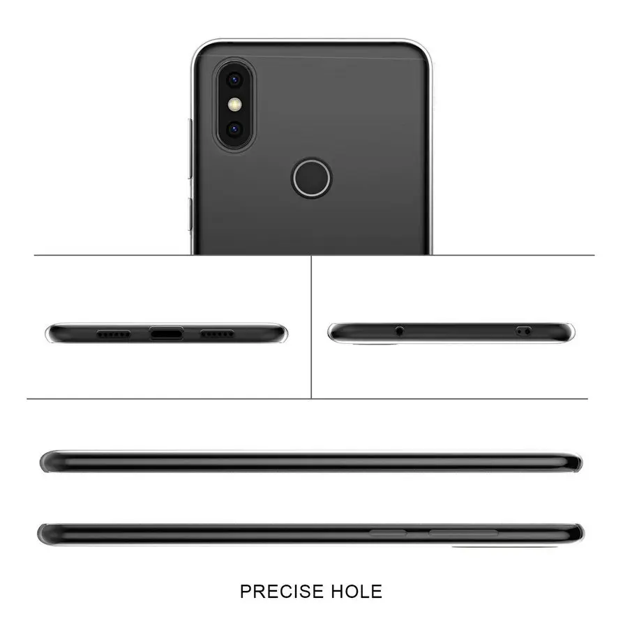 Для Xiaomi Redmi 3 3S 4 5 6 Note 2 4X 5A 6A Prime Pro ультратонкий прозрачный мягкий силиконовый чехол