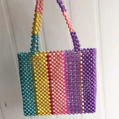 

New Shaped Beaded Pearl bag Women Diamonds Bags Evening Bags Party Wedding Chain Shoulder Purse Clutch Luxury Brand Wholesale