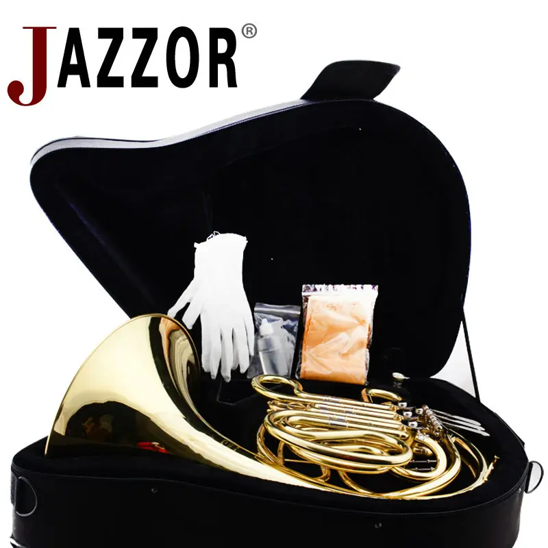 JAZZOR 4 клавишная двойная французская валторна модель входа Bb/F ветрозащитные