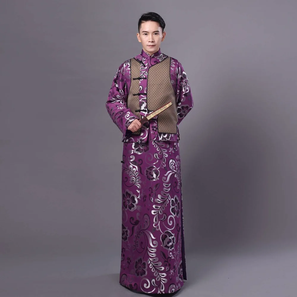 Специальное предложение новый костюм Beller elder brother the Manchu Qing Dynasty master landlord платье