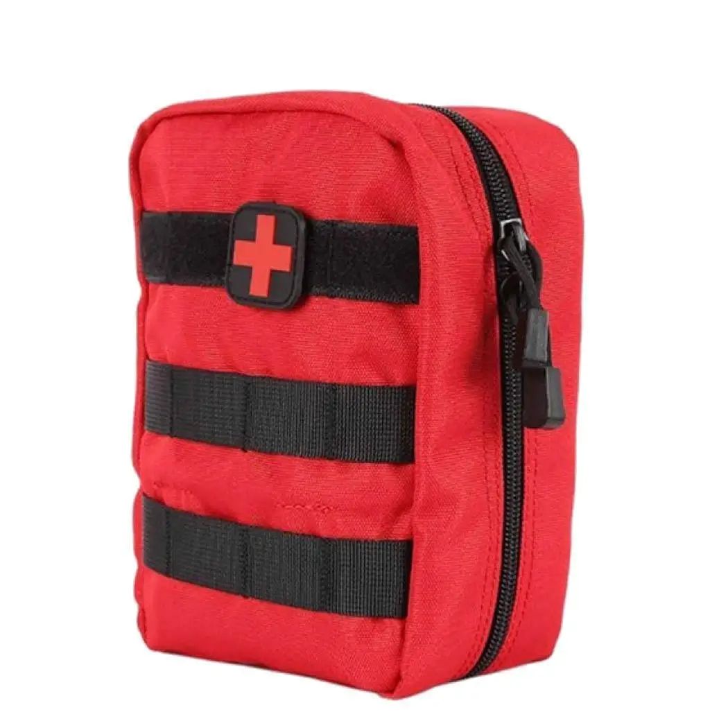 Outdoor Survival Tactical First Aid Emergency Travel Zipper Medical Square Bag Kits Patch | Безопасность и защита - Фото №1