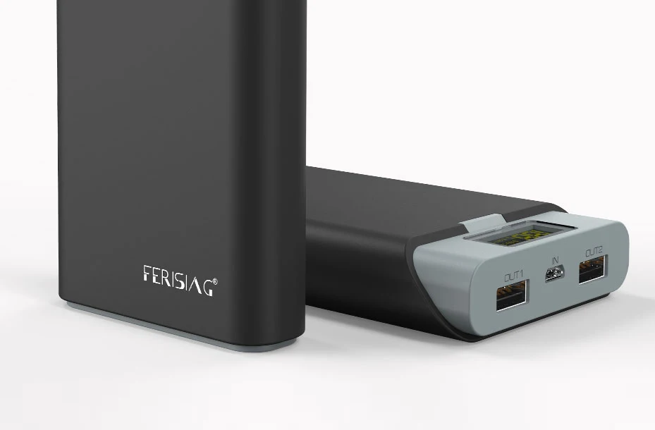 FERISING новой серии 13000 mah светодиодный индикатор питания дисплея Банк Внешний полимерный Батарея Мощность банка для iphone 6 X XR XS max плюс samsung S8