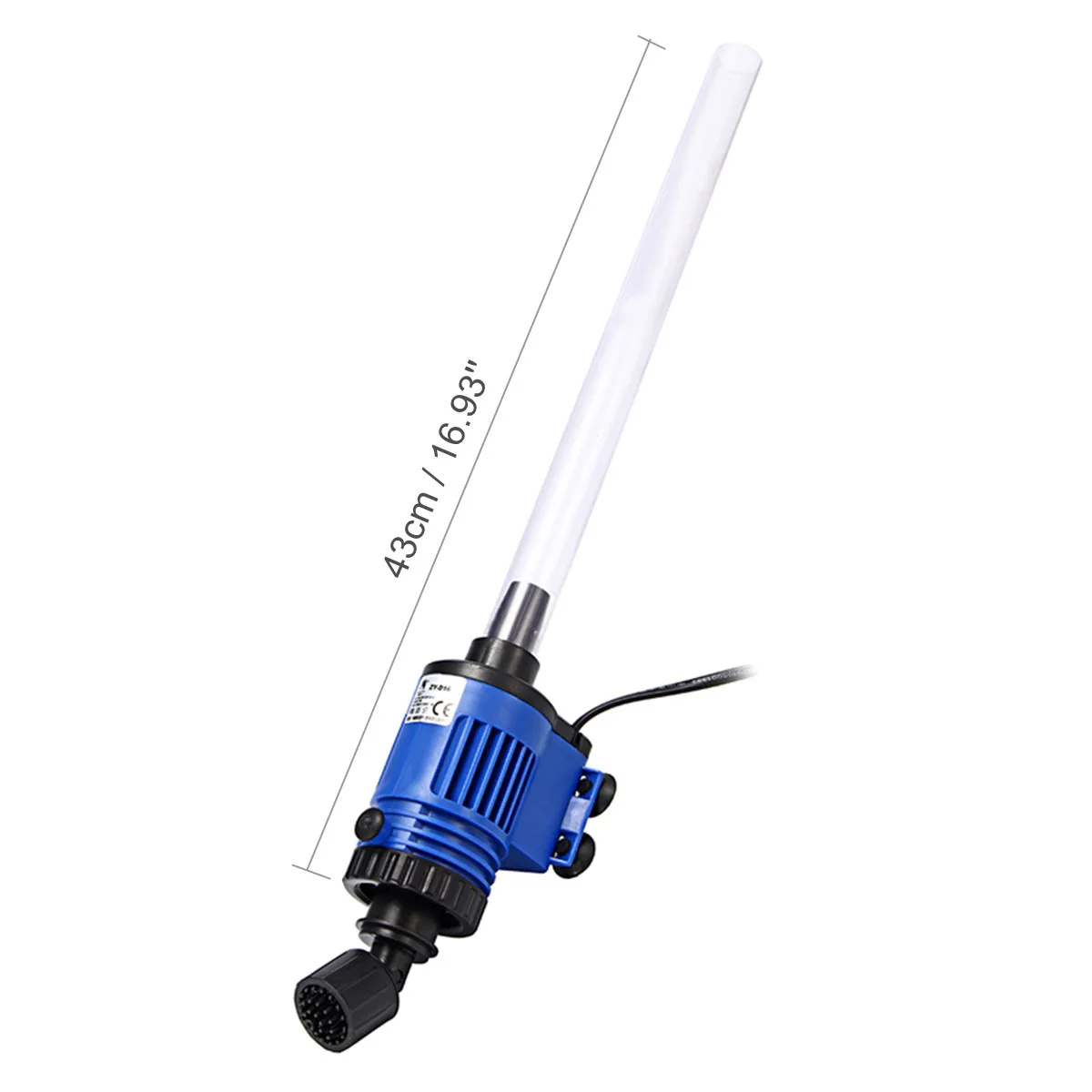 Automatic Fish Tank Water Changer Pump Aquarium Gravel Cleaner Feces Siphon Vacuum With 2 Nozzles 220V-240V | Дом и сад