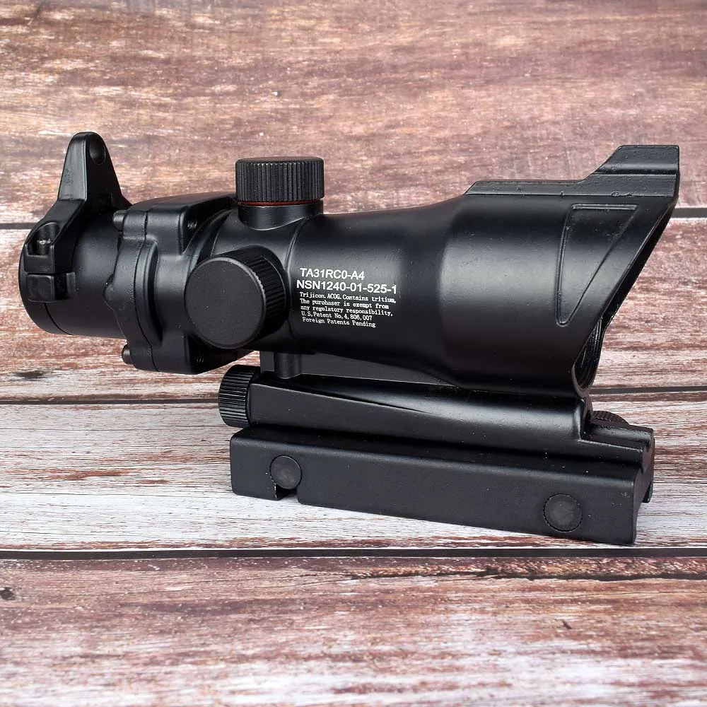 Оптический прицел для винтовки ACOG 1X32 с красной точкой оптический охотничий