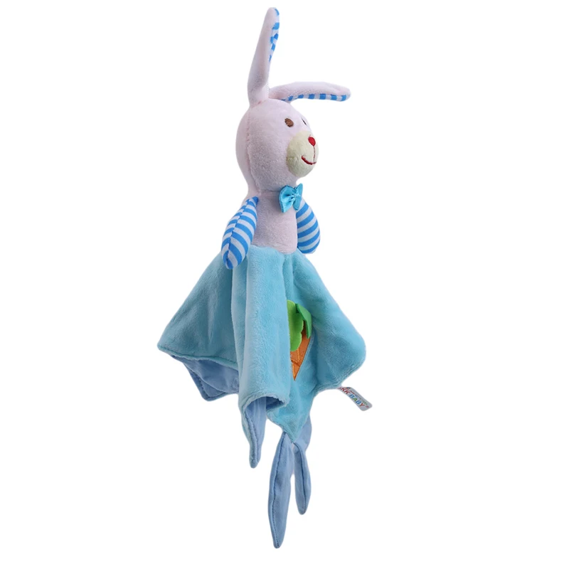 Милый мультфильм животных Погремушка полотенце s детские мягкие погремушки