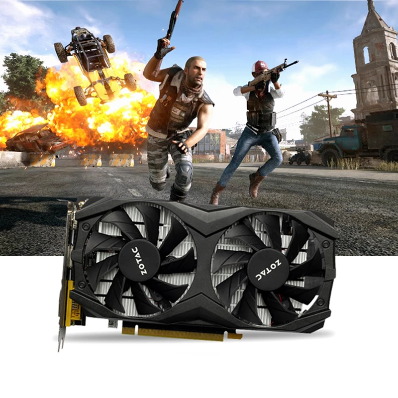 ZOTAC Видеокарта GTX 1050Ti 4 Гб GPU видеокарты карта для GeForce nVIDIA оригинальная видеокарта GTX1050 4GD5 128 бит видеокарта PCI-E X16 HDMI