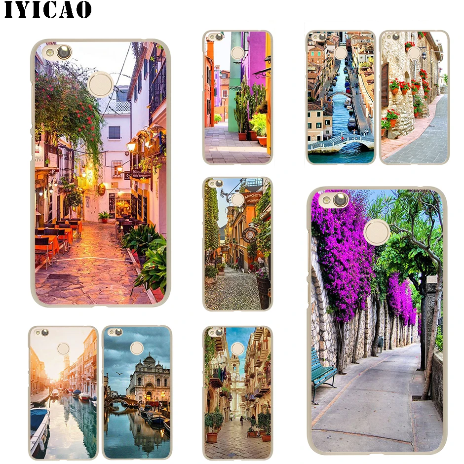 IYICAO итальянский Ландшафтный Жесткий Чехол для Redmi 8A 6A 4A S2 Note 7 3 4X6 5 Pro 5A Prime Plus